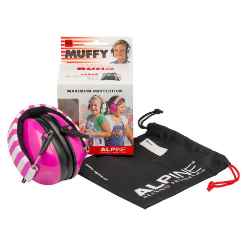 Alpine Muffy oorkappen voor kids roze