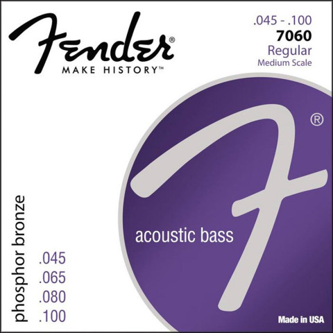 Fender Phosphor Bronze Acoustic Bass Wound akoestische bassnarenset 32 inch medium scale .045-.055-.075-.095
