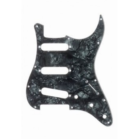 Slagplaat 4-laags Stratocaster donker zwart parelmoer 