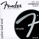 Fender klassieke snarenset clear silver ball end .028-.029-.032-.035-.040-.043